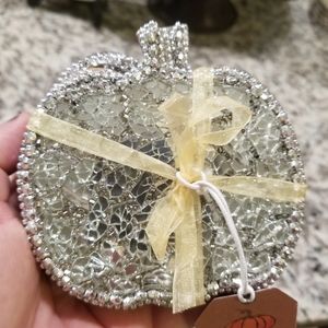Silver Boutique Pumpkin Fall Coasters